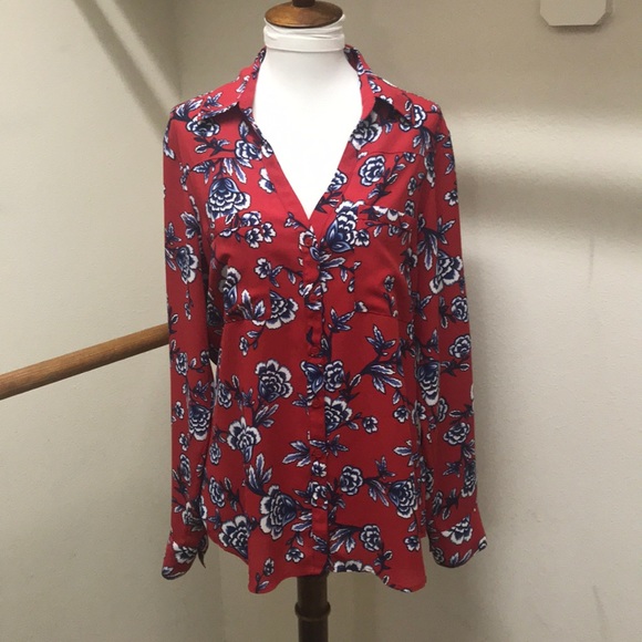 Express Tops - Express long sleeve blouse